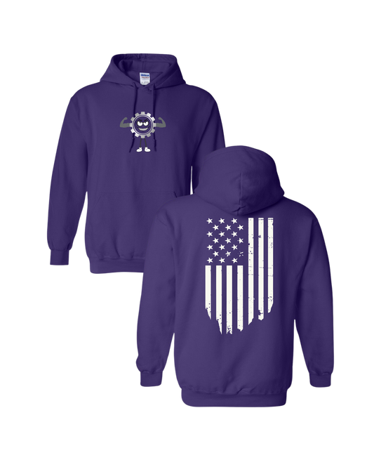 Gramps Apparel Military Donation Logo Hoodie